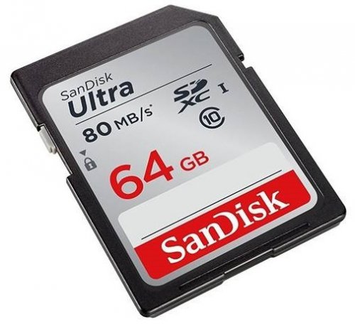 کارت حافظه سندیسک اس دی SanDisk SD 80MB/s 64GB Ultra