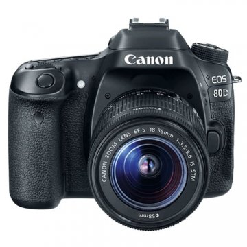 دوربین دیجیتال عکاسی کانن Canon 80D 18-55 f/3.5-5.6 STM