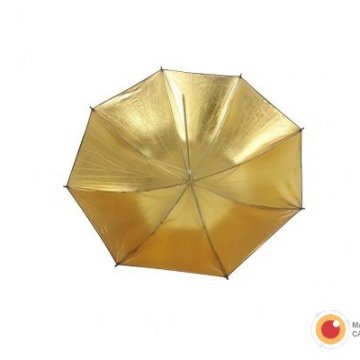 چتر داخل طلایی براق 100 سانتی متر