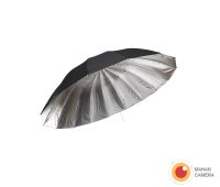 چتر 180 سانتی داخل نقره ای Reflector black & silver umbrella