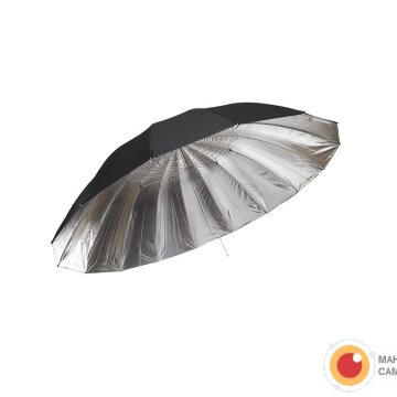 چتر 180 سانتی داخل نقره ای Reflector black & silver umbrella