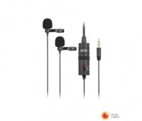 میکروفون یقه ای بویا Boya BY-M1DM Dual directional Lavalier Mic