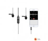 میکروفون یقه ای بویا Boya BY-M1DM Dual directional Lavalier Mic