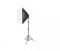 نور فلات Answer SMD TS-020 با صفحه نمایش به همراه سافت باکس و سه پایه