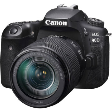 دوربین عکاسی کانن Canon EOS 90D 18-135mm IS USM - دست دوم در حد آکبند