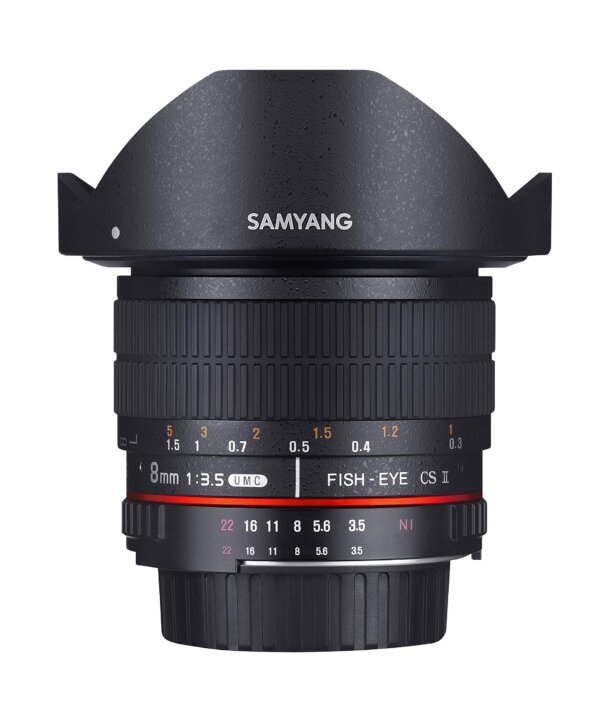 لنز فیش آی سامیانگ SAMYANG 8 MM F/3.5 UMC CS II FISHEYE FOR NIKON