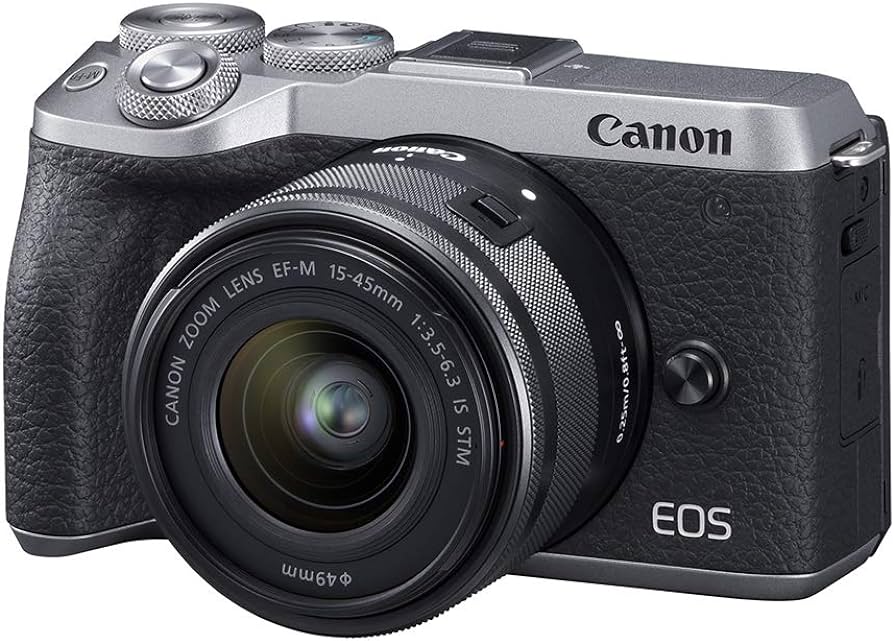 دوربین بدون آینه کانن EOS M6 Mark II با لنز 45-15 IS STM