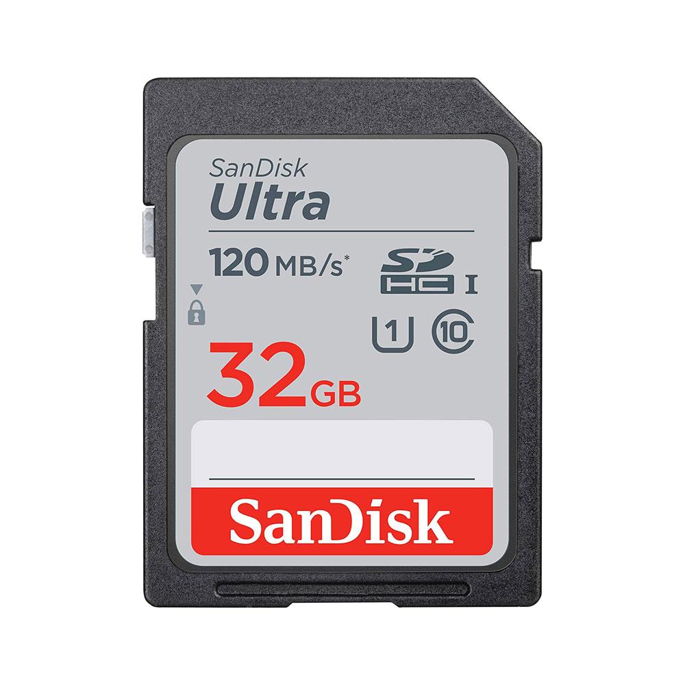 کارت حافظه سندیسک مدل 32GB Ultra SDHC UHS-I 120MB/s