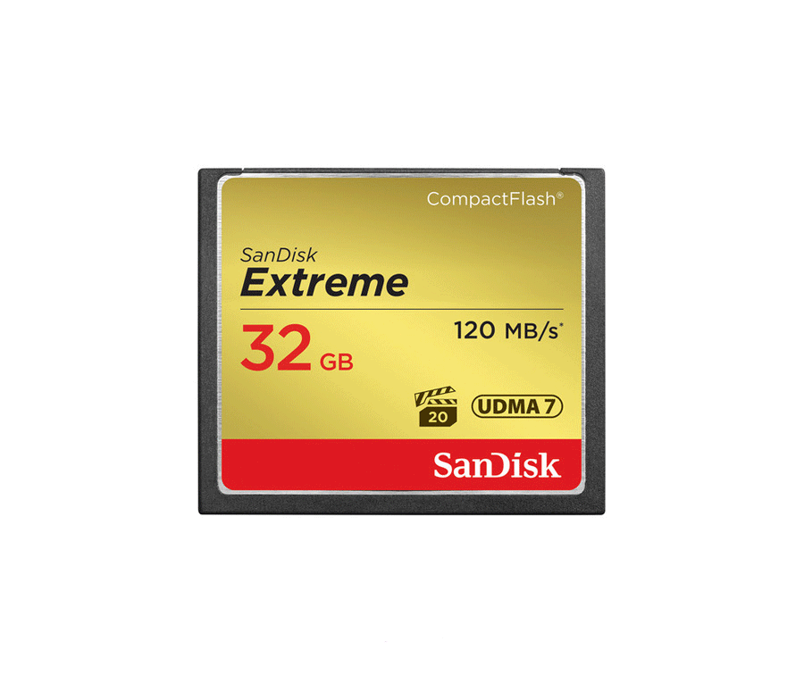 کارت حافظه سندیسک Sandisk CF 32 GB Extreme 120 MB/S