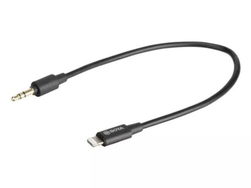 کابل تبدیل میکروفون بویا Boya K1 3.5mm Trs to Lightning