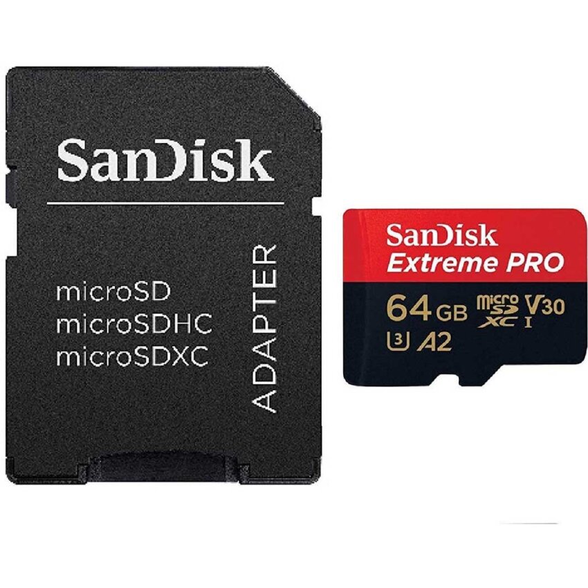 کارت حافظه سندیسک میکرو 64GB EXTREME PRO UHS-I micro SDXC 200MB