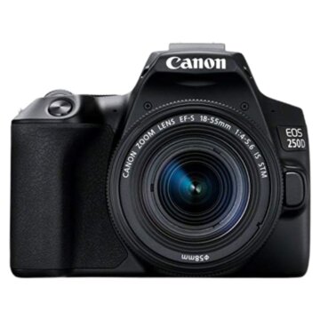 دوربین عکاسی کانن  CANON EOS 250D EF-S 18-55 mm STM- دست دوم در حد آکبند