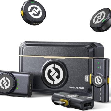 میکروفون یقه ای بی سیم هالی لند Hollyland LARK M2 Wireless Combo Microphone