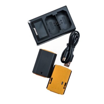 شارژر مانیتور دار دوتایی و باتری نیور Neewer NP-FZ100 Dual battery monitor charger