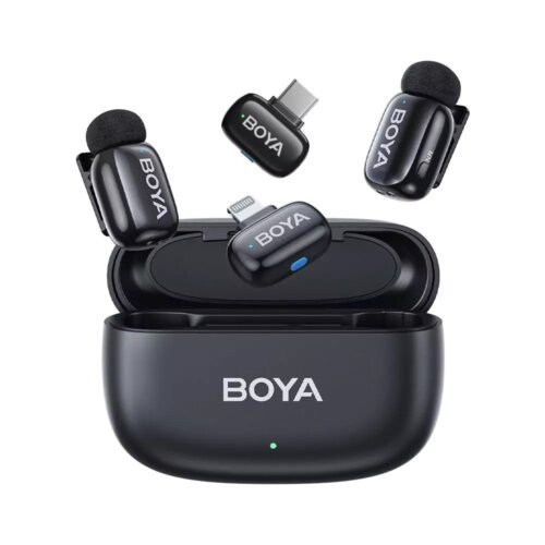 میکروفون بی سیم بویا Boya Mini 12 Combo برای گوشی های آیفون و تایپ C