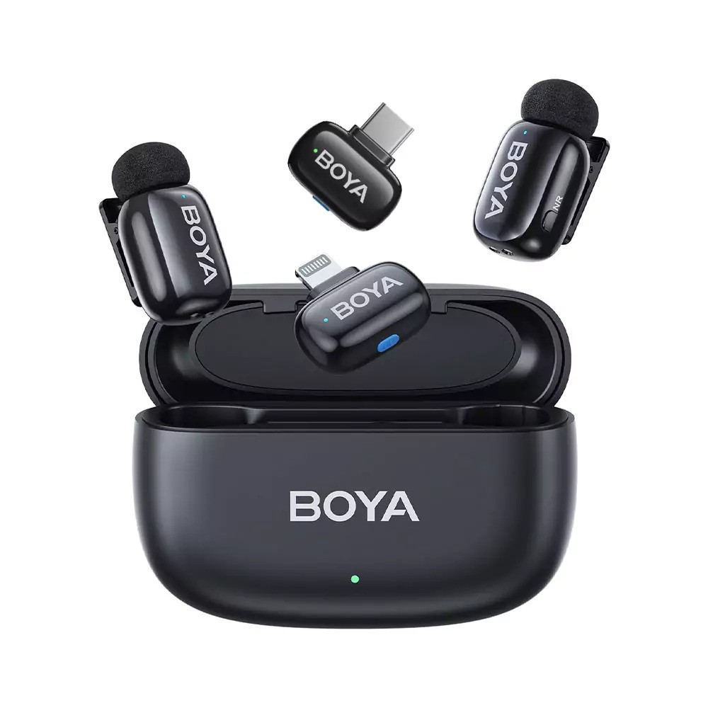 میکروفون بی سیم بویا Boya Mini 12 Combo برای گوشی های آیفون و تایپ C