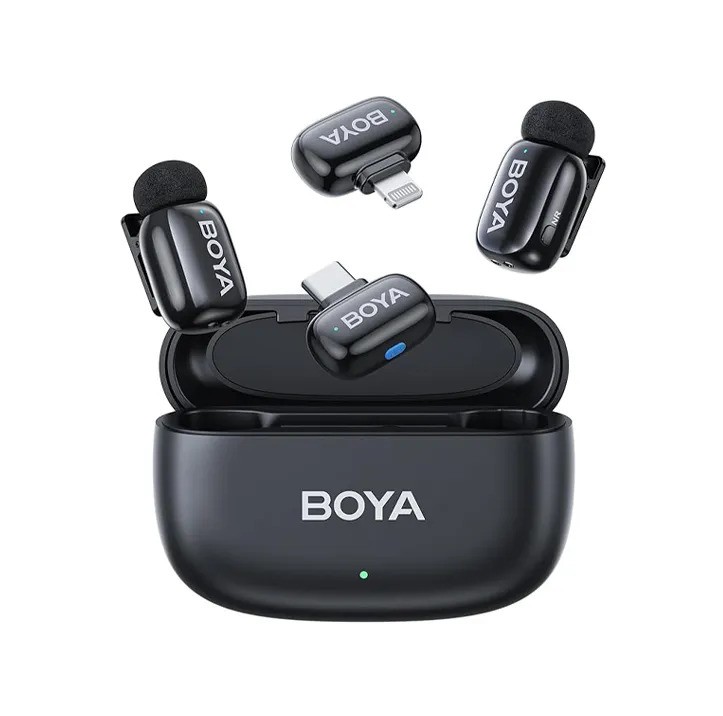 میکروفون بی سیم بویا Boya Mini 12 Combo برای گوشی های آیفون و تایپ C