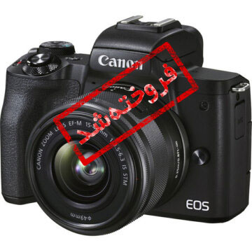 دوربین بدون آینه کانن EOS M50 Mark II kit 15-45mm STM - دست دوم در حد آکبند