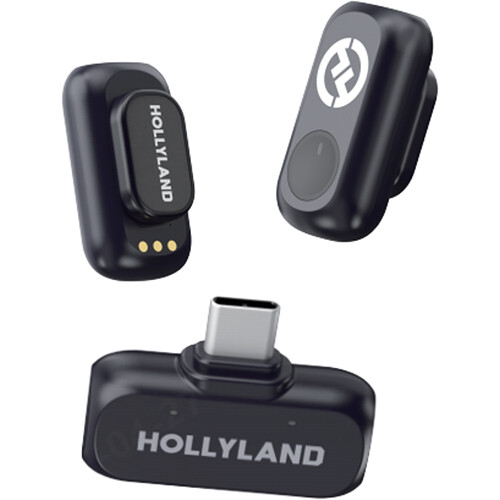 میکروفون بی سیم هالی لند Hollyland LARK A1 Mini Duo با پورت Type-C