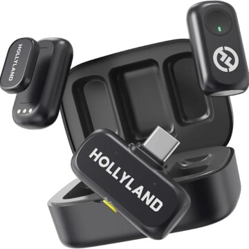 میکروفون بی سیم هالی لند Hollyland LARK A1 Duo با پورت Type-C