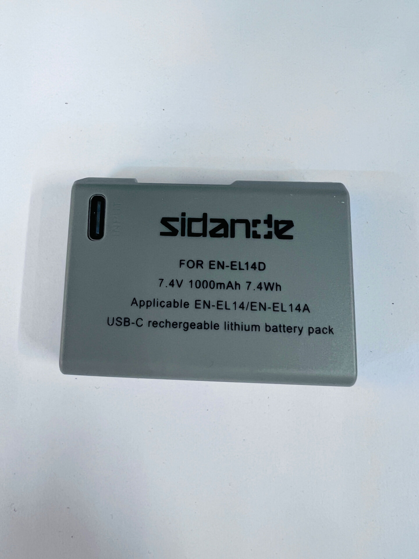 باتری دوربین نیکون باتری Sidande EN-EL14D