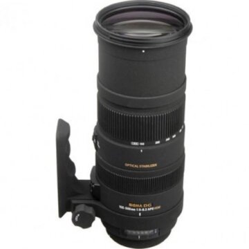 لنز سیگما مدل Sigma 150-500mm f/5-6.3 APO DG OS HSM for nikon- دست دوم در حد آکبند